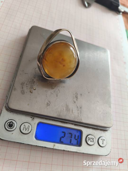 Pierścionek Bursztyn podlaskie Białystok