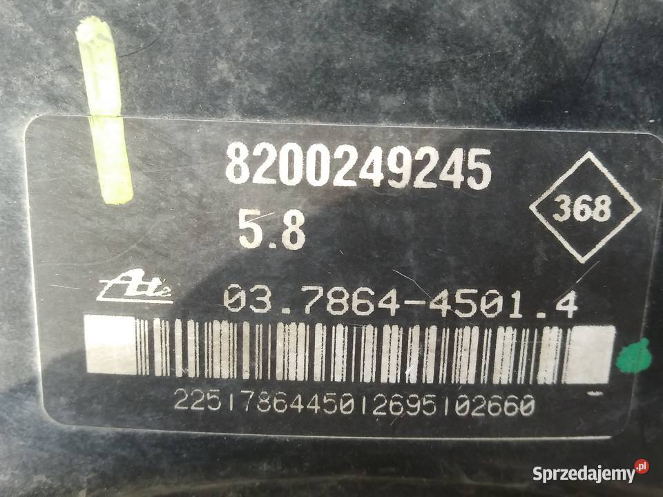 Renault Modus Serwo pompa hamulcowa 8200249245 Dębno