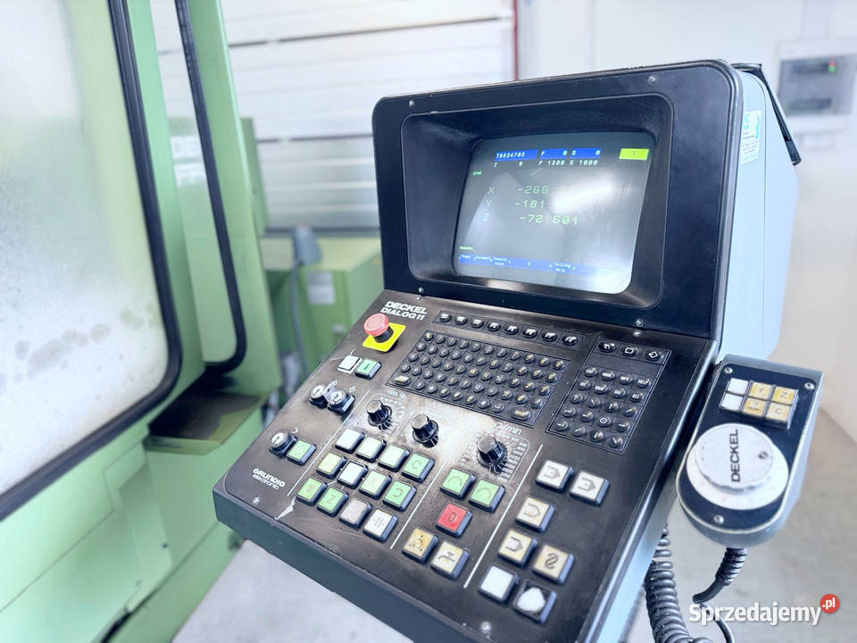 Frezarka CNC DECKEL FP4A z Niemiec Zabór