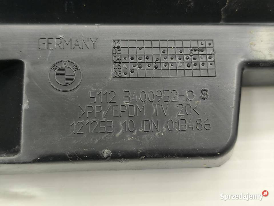 SLIZG ZDERZAKA TYŁ BMW X3 E83 3400952