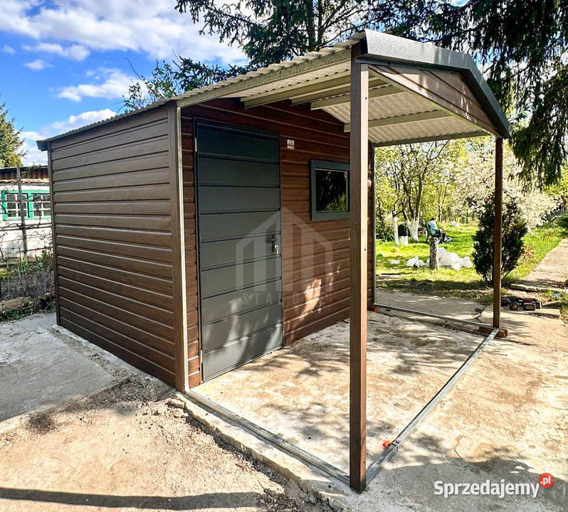 Schowek domek ogrodowy 25x2 m wiata 15 m drzwi Olsztyn