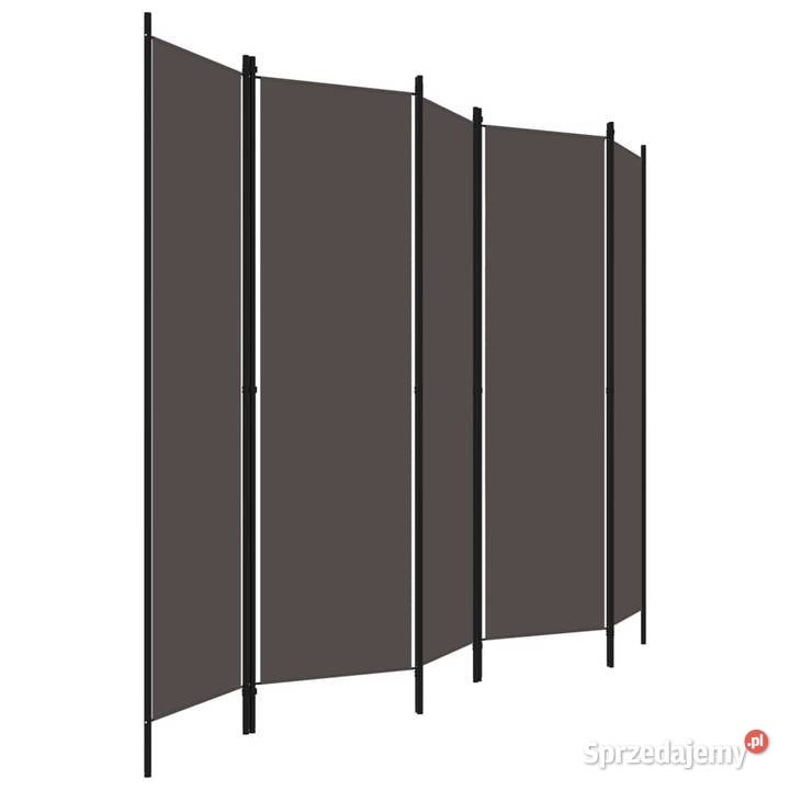 vidaXL Parawan 5panelowy antracytowy 250 x 180 Warszawa