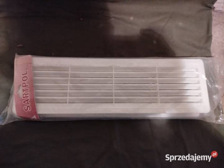 Kratka wentylacyjna do drzwi WC biała KOMPLET Sosnowiec