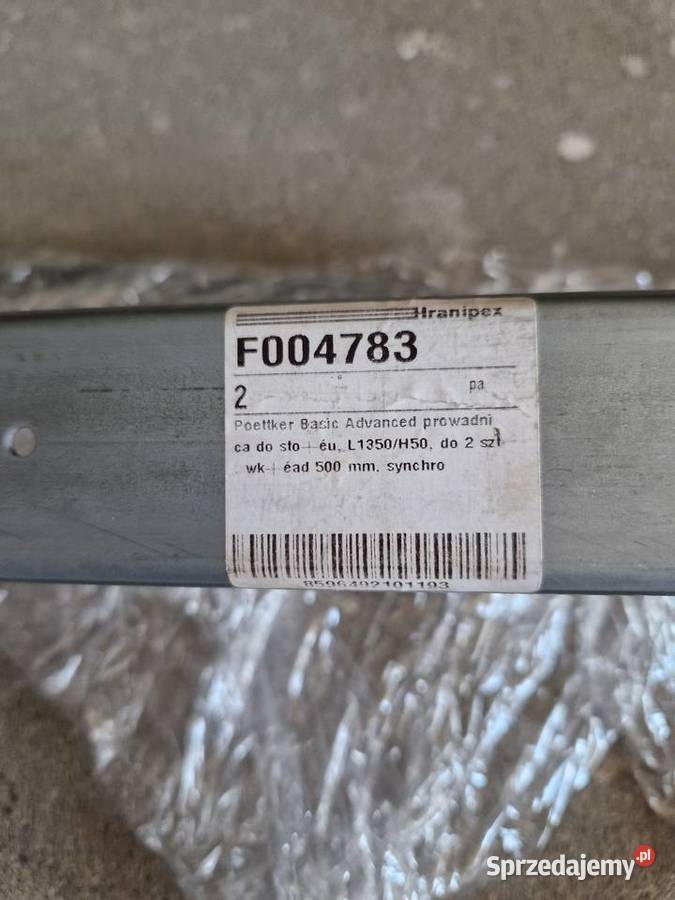 Prowadnice do stołu Żukowo sprzedam