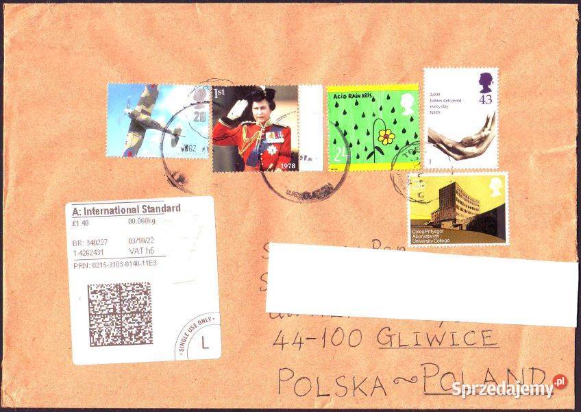 Kop z koresp filat Anglia Polska 2022 3 Gliwice