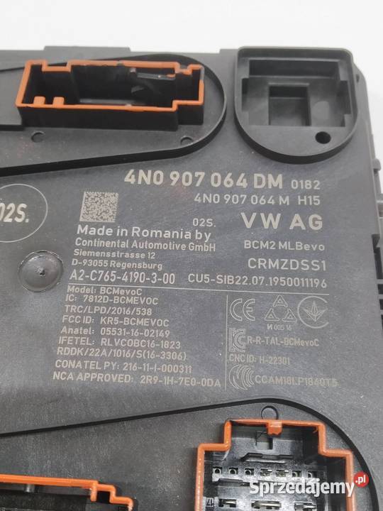 MODUŁ KOMFORTU 4N0907064DM BCM2 MLBEVO Audi A6 V osobowe