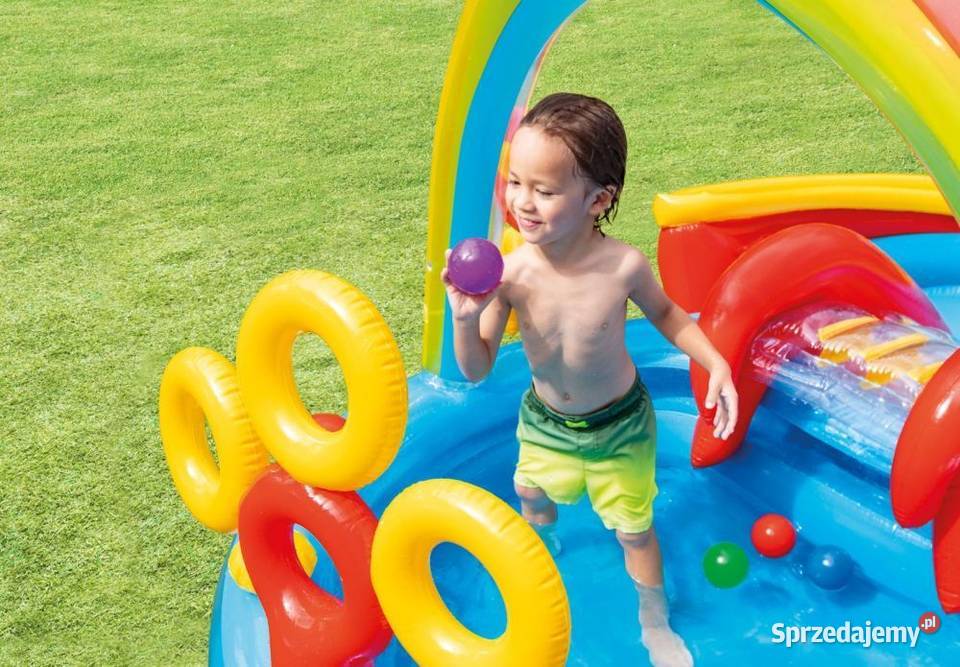 Wodny plac zabaw basen brodzik zjeżdżalnia Intex