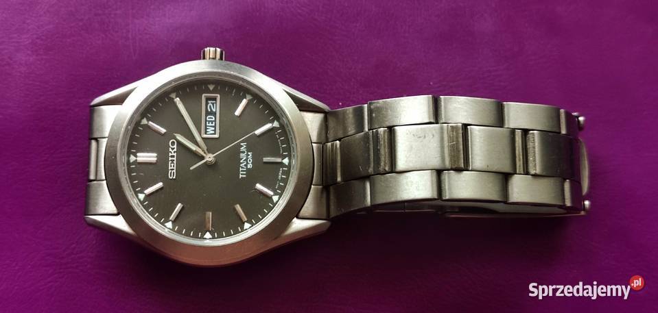 Zegarek męski SEIKO TITANIUM prod Japońskiej Pruszków