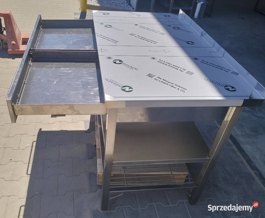Stół gastronomiczny z szufladami 1195x70x85 Słupia Kapitulna sprzedam