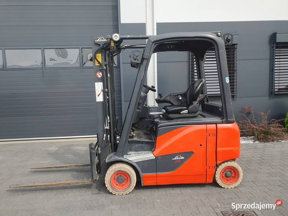 Wózek LINDE E16PH 2014r 4 kołowy WOLNY SKOK E18 Linde Rudno Górne