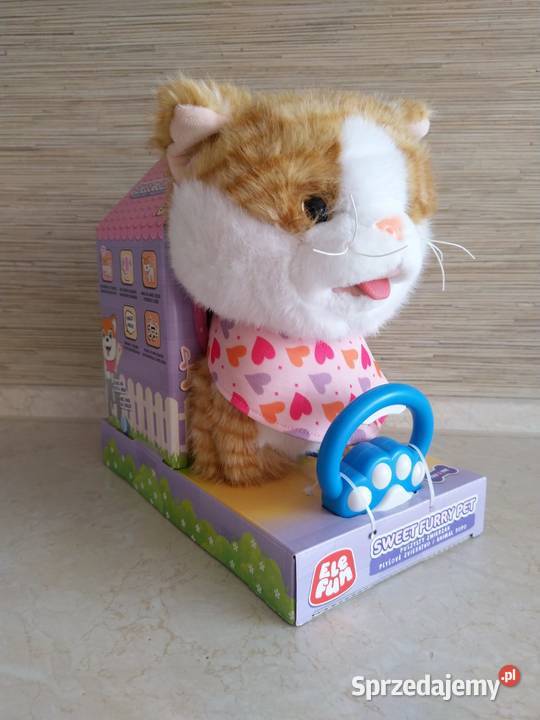 NAJTANIEJ Kotek Na Smyczy Zabawka Interaktywna Zabrze