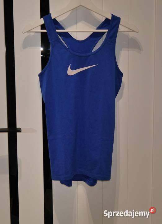 Nike świetna chabrowa koszulka 36 S Nike Wrocław