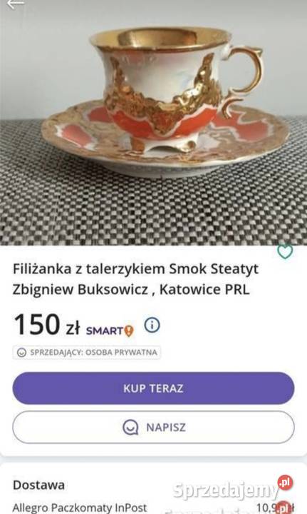 STEATYT Zygmunt Buksowicz Trio Rococo z serwisu Pabianice