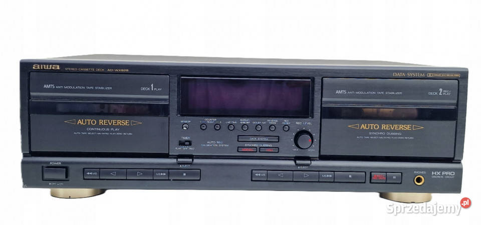 Magnetofon catette deck Aiwa ADWX828 AD WX 828 wielkopolskie Międzychód