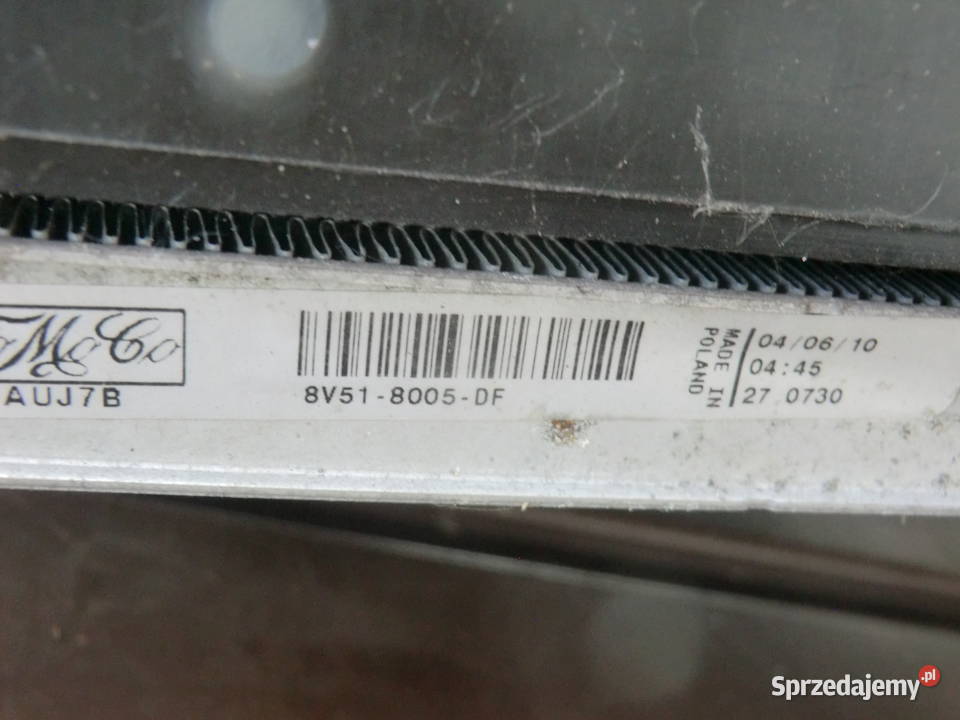 Zestaw wentylatorchłodnica FORD FIESTA osobowe Krzeszowice