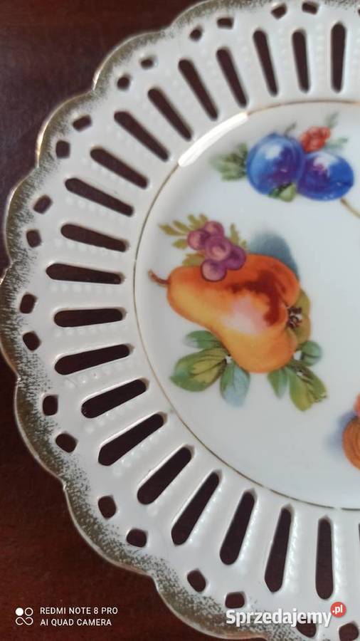 Talerzyki z ażurem Z owocami Słodkie Bez Gdańsk sprzedam