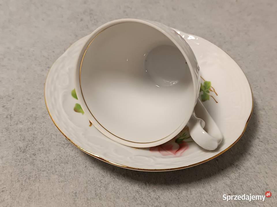 WINTERLING Kolekcjonerska Filiżanka Duet Porcelana i szkło