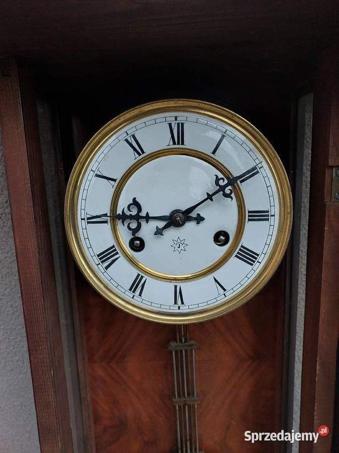 Stary zegar ścienny Junghans eklektyczny sprawny