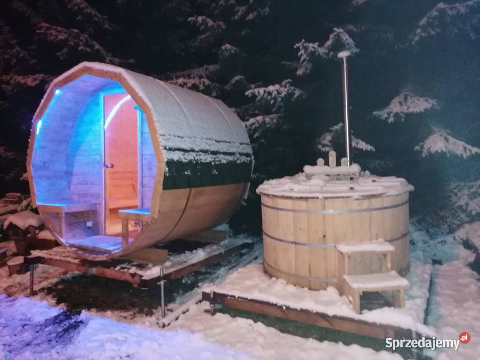 Balia ogrodowa jacuzzi z piecem wewnętrznym Gdańsk