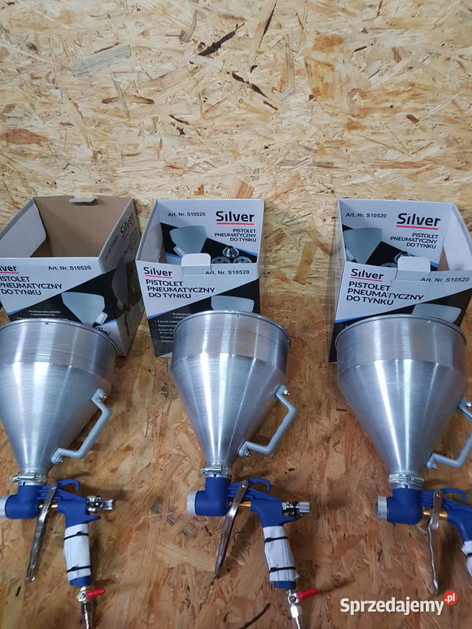 PISTOLET DO TYNKOWANIA Malowania Metal SILVER Głogowa sprzedam