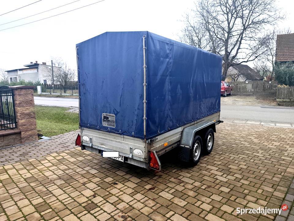 Przyczepa RYDWAN Dwuosiowa DMC 750 320 x 150 towarowe Wodzisław