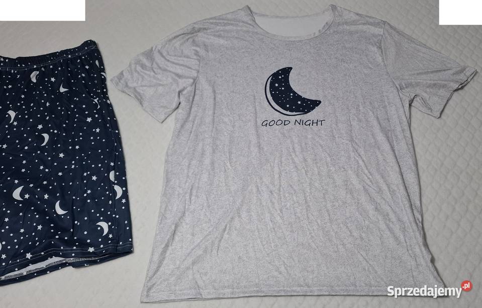 Piżama męska komplet spodenki koszulka Tshirt śląskie