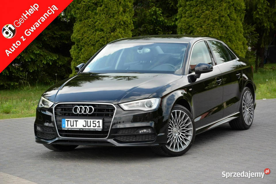 Audi A3 Limousine Europa SLine BiXenon LED kurtyny powietrzne Ostrów Mazowiecka
