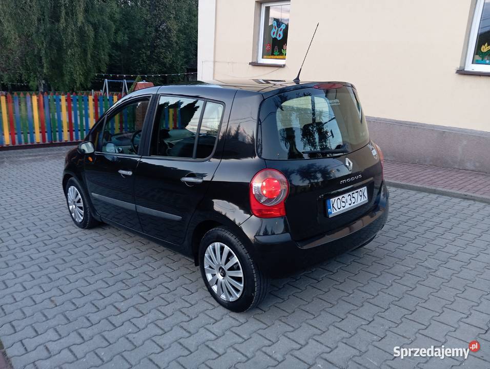Renault Modus 12Benz75185 Klima 2004r Super stan welurowa tapicerka Bulowice