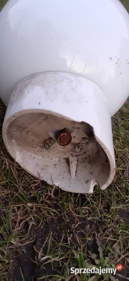 Plafonlampa naściennakorpus i kloszVintage Tuszkowo