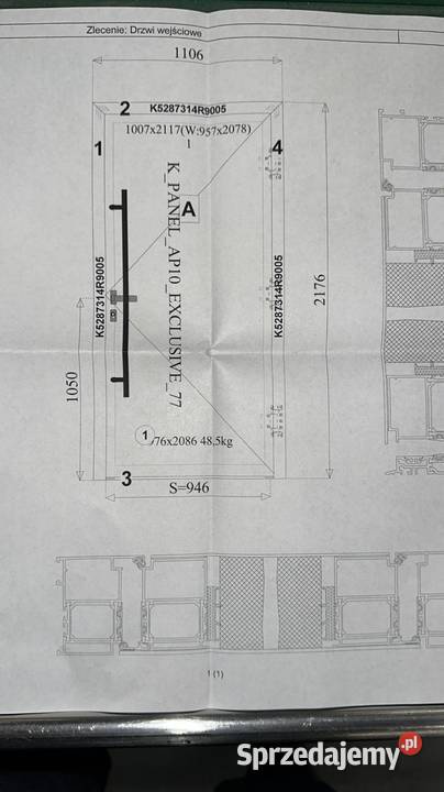 Drzwi wejściowe pomorskie Kobylnica