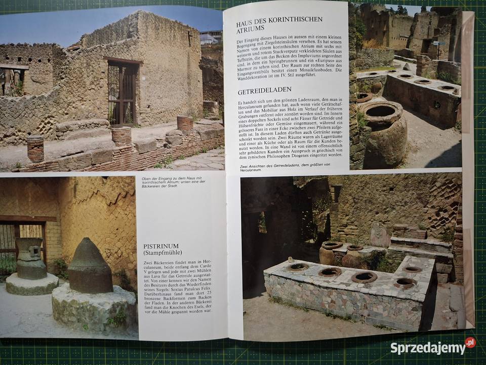 Pompeji Herculaneum der Vesuv j niem Mapy i przewodniki Kraków