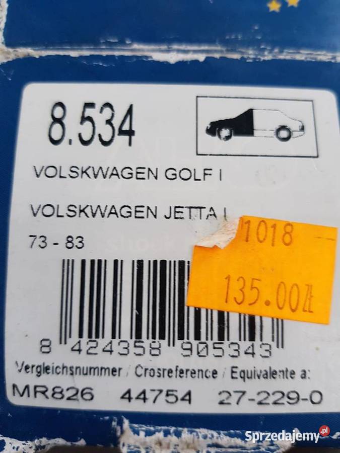 Golf 1Jetta 17183Nowy amortyzator przedni Zawieszenie i układ kierowniczy Gorzów Wielkopolski