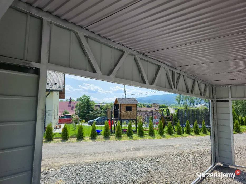 Ładny CARPORT ALTANA na pojazd Garaże Garaż