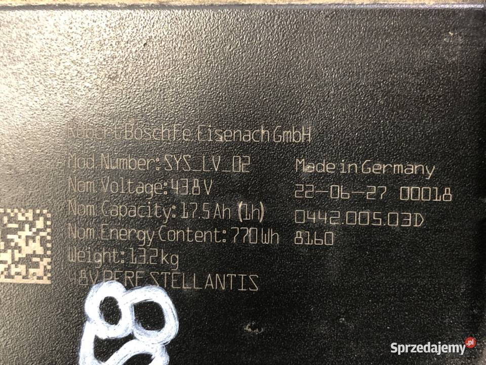 BATERIA AKUMULATOR HYBRYDA JEEP COMPASS MP podkarpackie