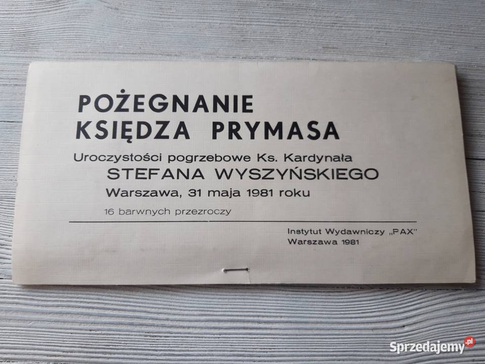 Przeźrocza Pożegnanie Księdza Prymasa Stefana śląskie Bielsko-Biała