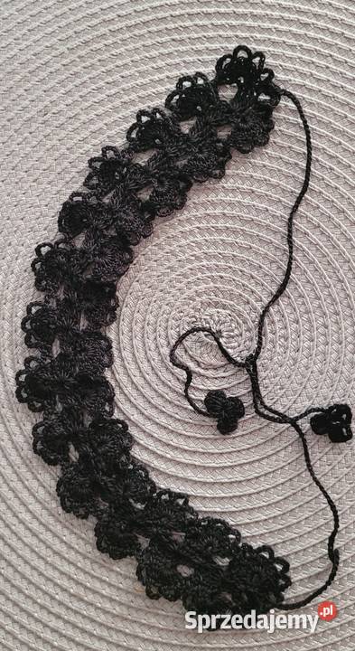 Choker szydełkowy handmade wielkopolskie Pleszew