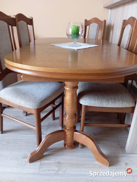 Sprzedam Stół z Krzesłami 80cm kujawsko-pomorskie Ciechocinek