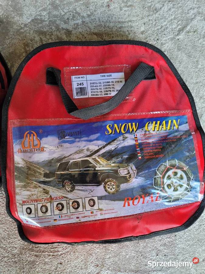 Łańcuchy śniegowe na busa Dąbie sprzedam
