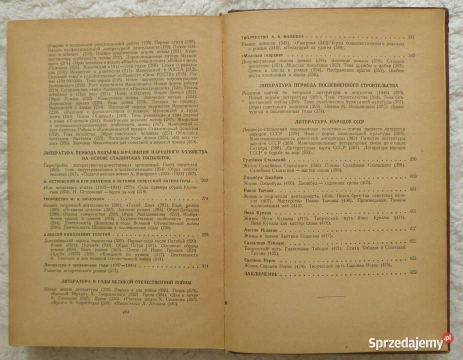 Literatura rosyjskoradziecka L Timofiejew Warszawa sprzedam