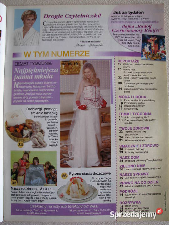 Magazyn Tina 47 i 50 z 2003 r Świat w oczach Brzegi