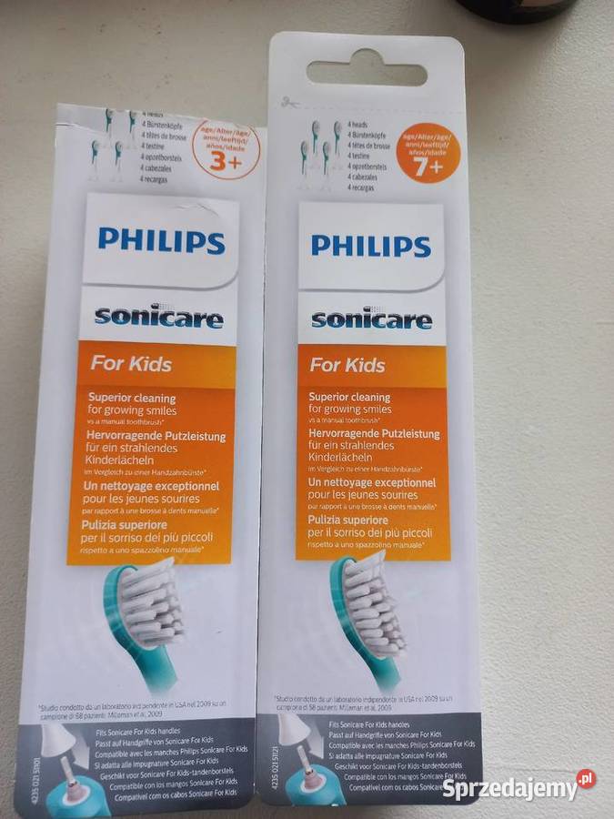 Philips Sonicare, końcowki szczoteczek do zębów