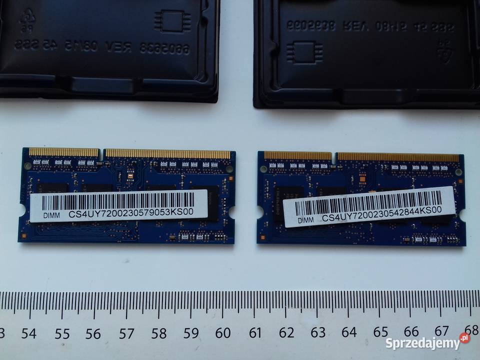 Hynix DDR3 2x4GB PC3 12800U 1600Mhz SoDimm kujawsko-pomorskie Bydgoszcz