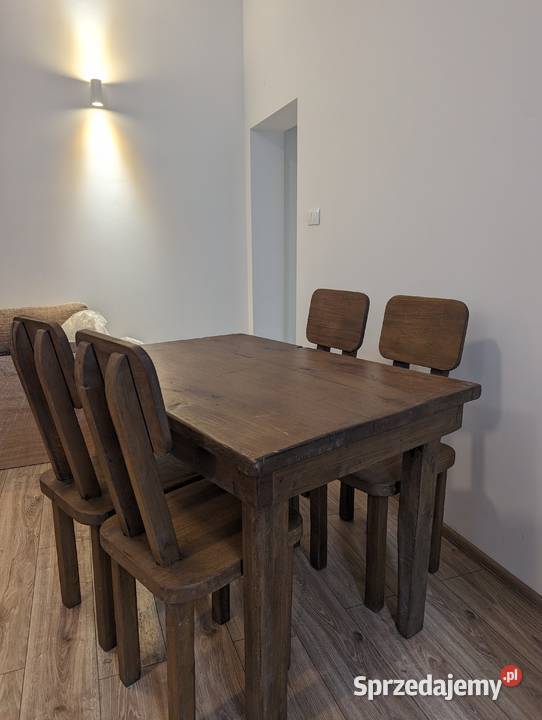 Dębowy stół 6 krzeseł dostępne kilka kompletów Łubniany