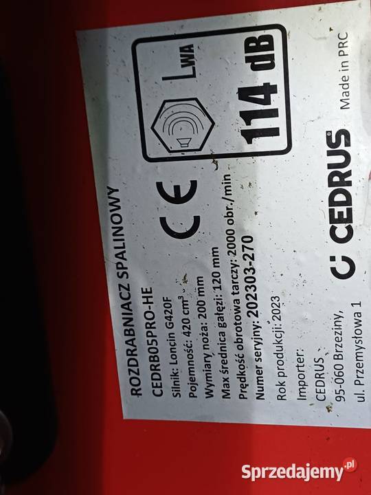 Sprzedam Rębak spalinowy sprzedam