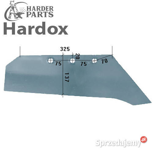 Lemiesz 300hektarów HARDOX SS1080P części do
