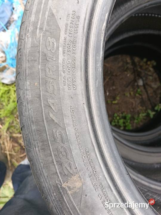 Opony letnie 235 45 r18 lato kujawsko-pomorskie Zasady Nowe sprzedam