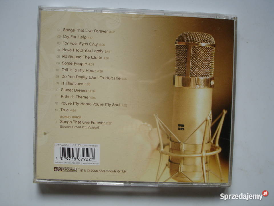 THOMAS ANDERS płyta CD CD Zielona Góra