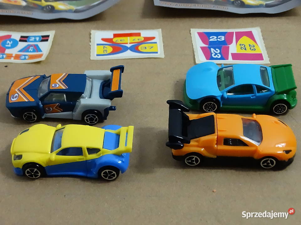 Seria Kinder Niespodzianka Auto Wyścigówki