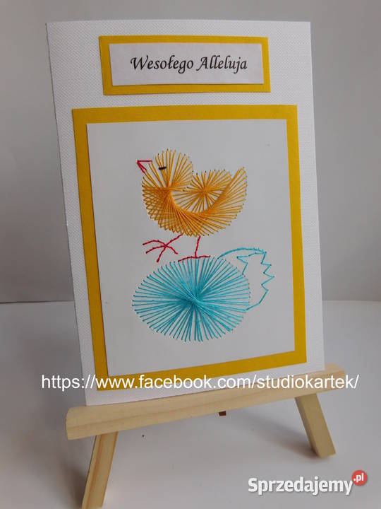 KARTKI WIELKANOC Komunia Ślub itp Handmade podlaskie