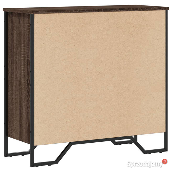 Regał brązowy dąb 80x31x745 materiał